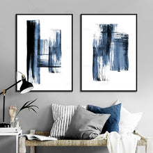 Charger l'image dans la galerie, Navy Blue Period Modern Art
