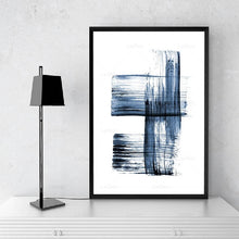 Charger l'image dans la galerie, Navy Blue Period Modern Art