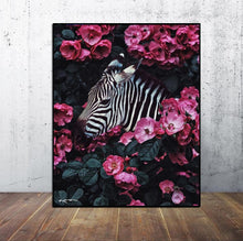 Charger l'image dans la galerie, Modern Floral Zebra