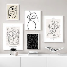 Charger l'image dans la galerie, Abstract Line Minimalist Art