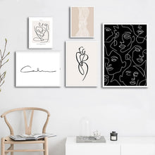 Charger l'image dans la galerie, Abstract Line Minimalist Art