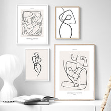 Charger l'image dans la galerie, Abstract Line Minimalist Art