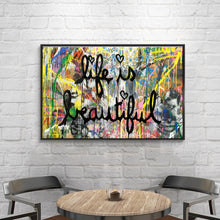 Charger l'image dans la galerie, Life Is Beautiful Graffiti Art