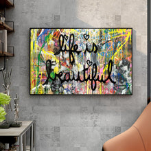 Charger l'image dans la galerie, Life Is Beautiful Graffiti Art