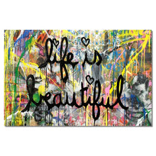 Charger l'image dans la galerie, Life Is Beautiful Graffiti Art