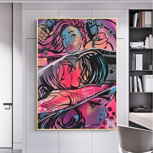 Charger l'image dans la galerie, Pop Lovers Kiss Art