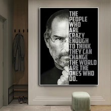 Load image into Gallery viewer, The One's Who Do - Steve Jobs Motivational Quote