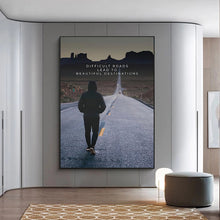 Load image into Gallery viewer, Difficult Roads Lead To Beautiful Destinations
