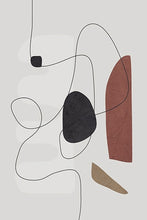 Load image into Gallery viewer, Modern Abstract Geometric Lining Art