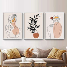 Charger l'image dans la galerie, *Pink Abstract Figures & Flowers