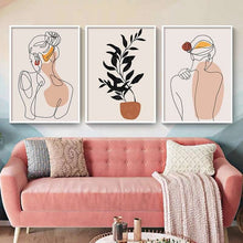 Charger l'image dans la galerie, *Pink Abstract Figures & Flowers