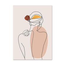 Charger l'image dans la galerie, Pink Abstract Figures & Flowers