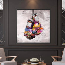 Charger l'image dans la galerie, Colourful Boxing Gloves Graffiti Art
