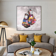 Charger l'image dans la galerie, Colourful Boxing Gloves Graffiti Art