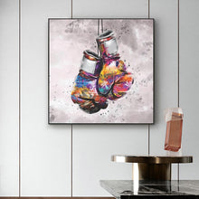 Charger l'image dans la galerie, Colourful Boxing Gloves Graffiti Art