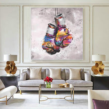 Charger l'image dans la galerie, Colourful Boxing Gloves Graffiti Art