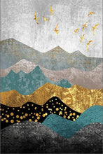 Charger l'image dans la galerie, Abstract Nordic Landscape Art