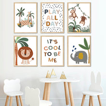 Load image into Gallery viewer, Jungle Play Time Nursery Decor