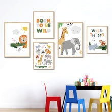 Load image into Gallery viewer, Learning Journey In The Jungle - Nursery Decor