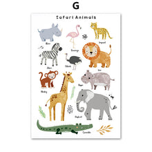 Load image into Gallery viewer, Learning Journey In The Jungle - Nursery Decor