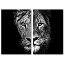 Charger l'image dans la galerie, Black and White Lion And Lioness
