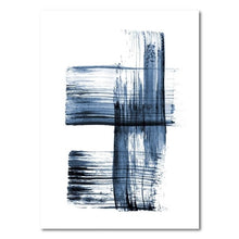 Charger l'image dans la galerie, Navy Blue Period Modern Art