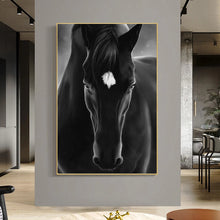 Load image into Gallery viewer, Modern Black and White Horse