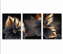 Charger l'image dans la galerie, Modern Black & Gold Bloom