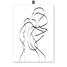 Charger l'image dans la galerie, B&W Woman Body & Moon Abstract Lining