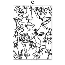 Charger l'image dans la galerie, B&W Woman Body & Moon Abstract Lining