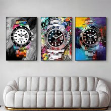 Load image into Gallery viewer, Modern Luxury Watch Graffiti Art
