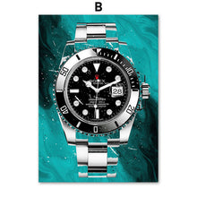 Load image into Gallery viewer, Modern Luxury Watch Graffiti Art