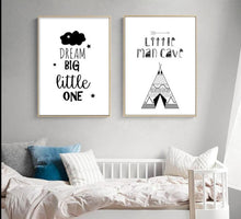 Load image into Gallery viewer, Black and White Adventurous Little One Set