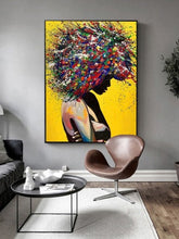 Charger l&#39;image dans la galerie, Abstract Colorful African Painting
