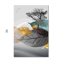 Charger l&#39;image dans la galerie, Abstract Leaves Wall Art
