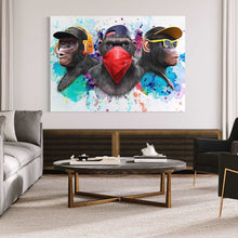 Charger l&#39;image dans la galerie, Abstract Monkey No Evil
