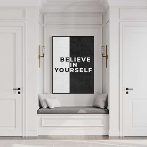 ''Believe In Yourself'' Word Art