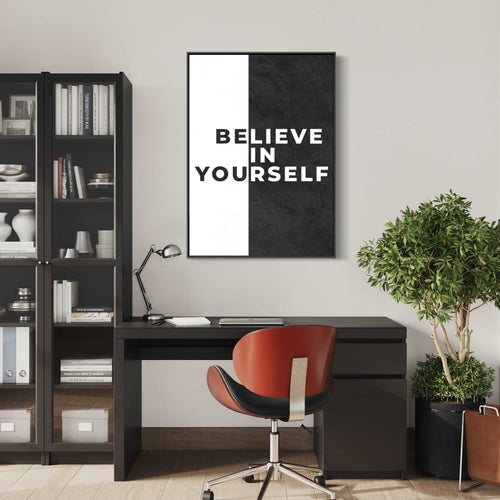 ''Believe In Yourself'' Word Art