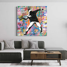 Load image into Gallery viewer, Banksy Flower Thrower
