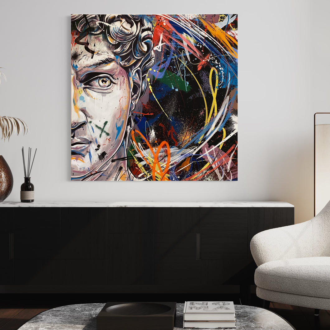 David Sculpture Graffiti Art