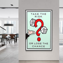 Load image into Gallery viewer, Take The Risk - Monopoly Edition
