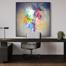 Charger l&#39;image dans la galerie, Creative Light Bulb Abstract Art
