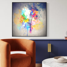 Charger l&#39;image dans la galerie, Creative Light Bulb Abstract Art
