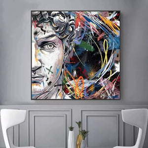 David Sculpture Graffiti Art