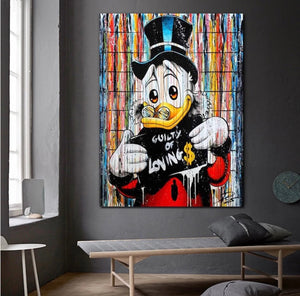 Picsou ‘’Guilty Of Loving’’ Graffiti Art