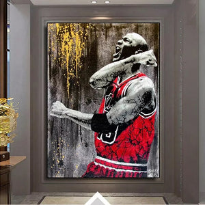 Michael Jordan Victory Art