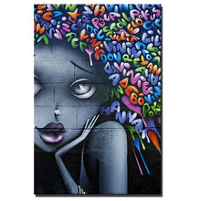 Charger l&#39;image dans la galerie, Modern Seductive Girl Graffiti Art

