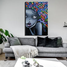 Charger l&#39;image dans la galerie, Modern Seductive Girl Graffiti Art
