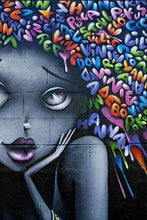Charger l&#39;image dans la galerie, Modern Seductive Girl Graffiti Art
