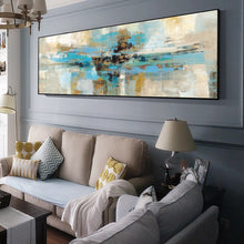 Load image into Gallery viewer, Turquoise River Abstract Art
